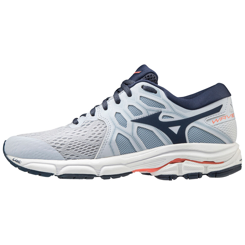 Mizuno Wave Equate 4 - Bayan Koşu Ayakkabısı - Indigo/Mercan Türkiye (GJHWMU-483)